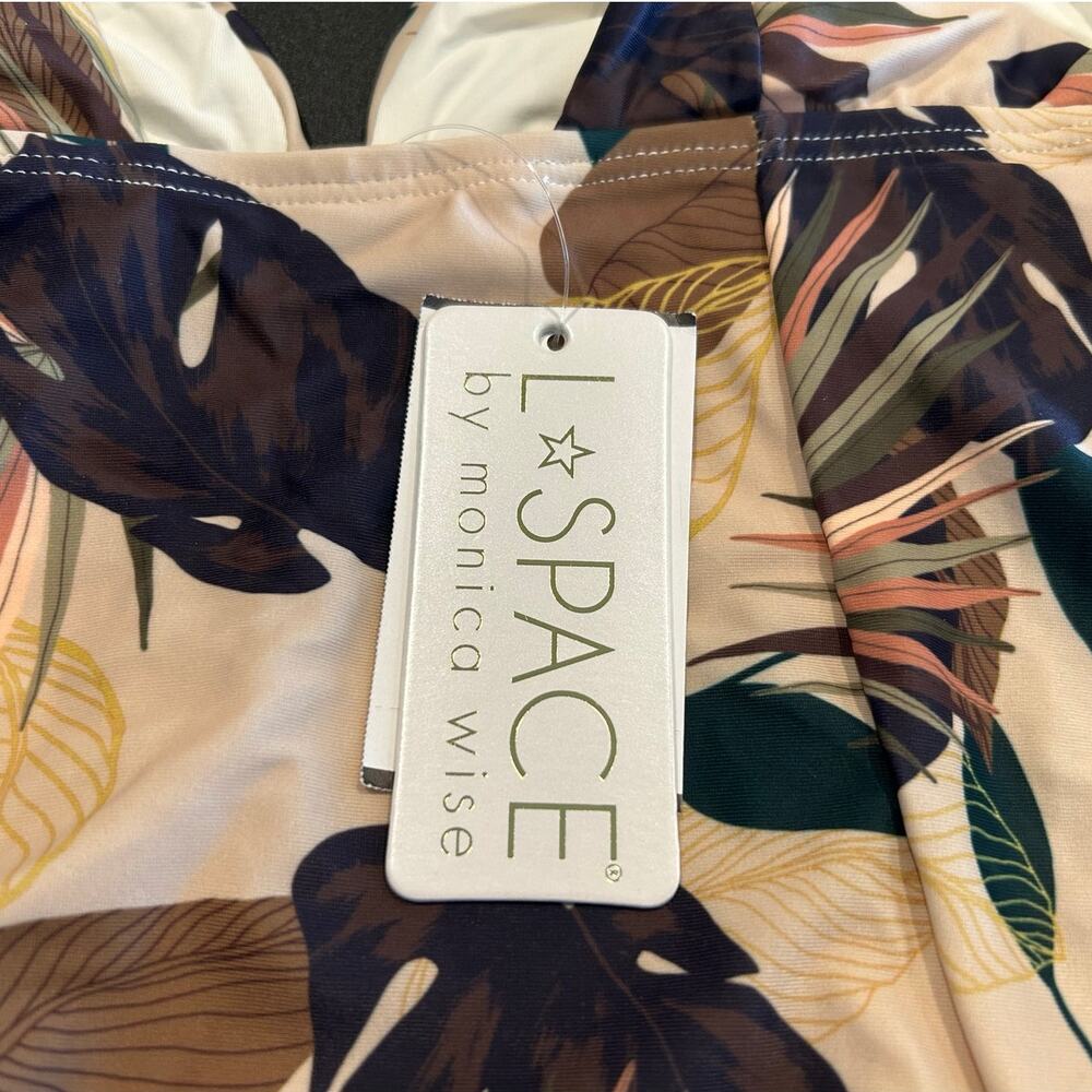 NWT L*Space Isabelle One-Piece Tropical Print Swimsuit – Size 6 - Picture 4 of 5